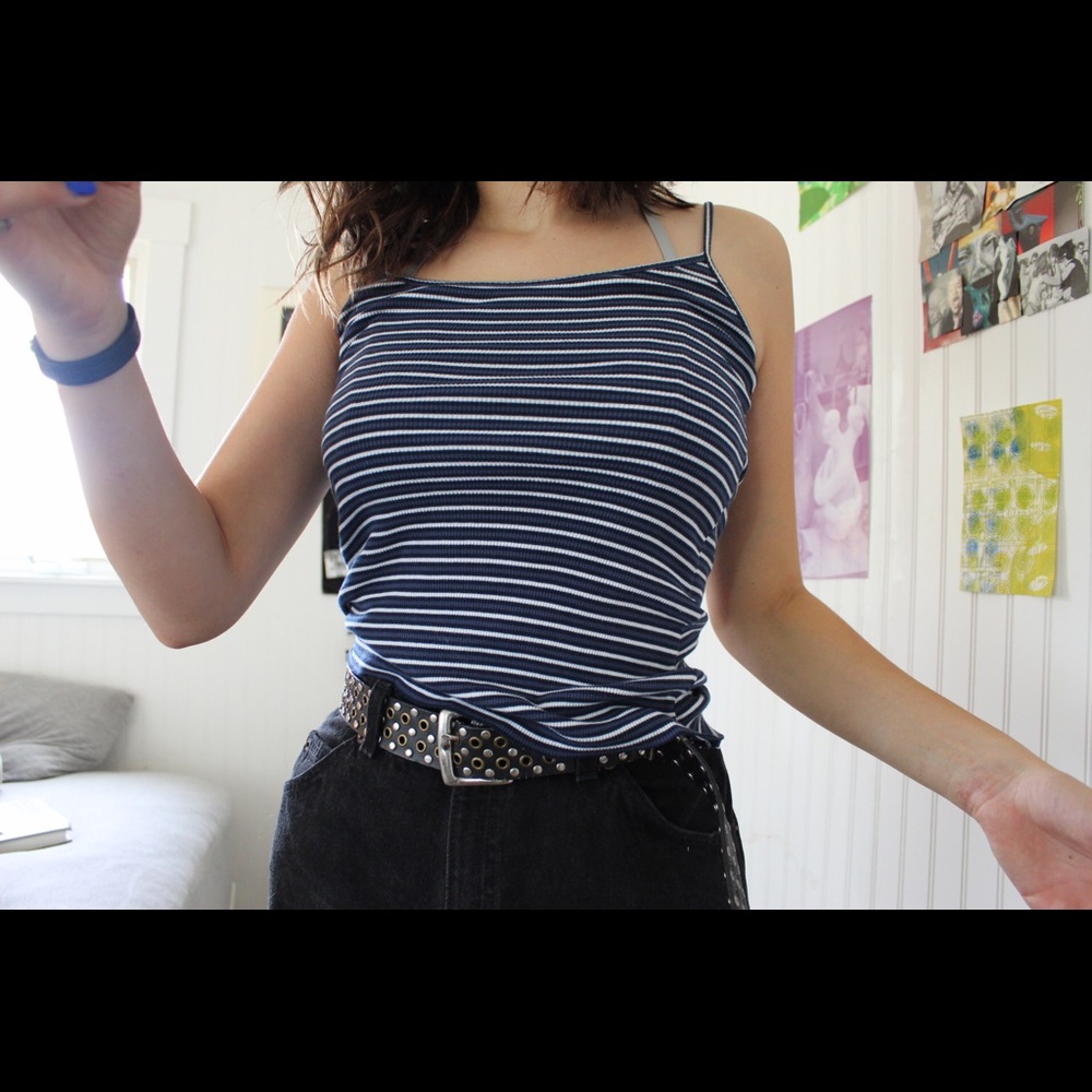 Brandy Melville long striped tank